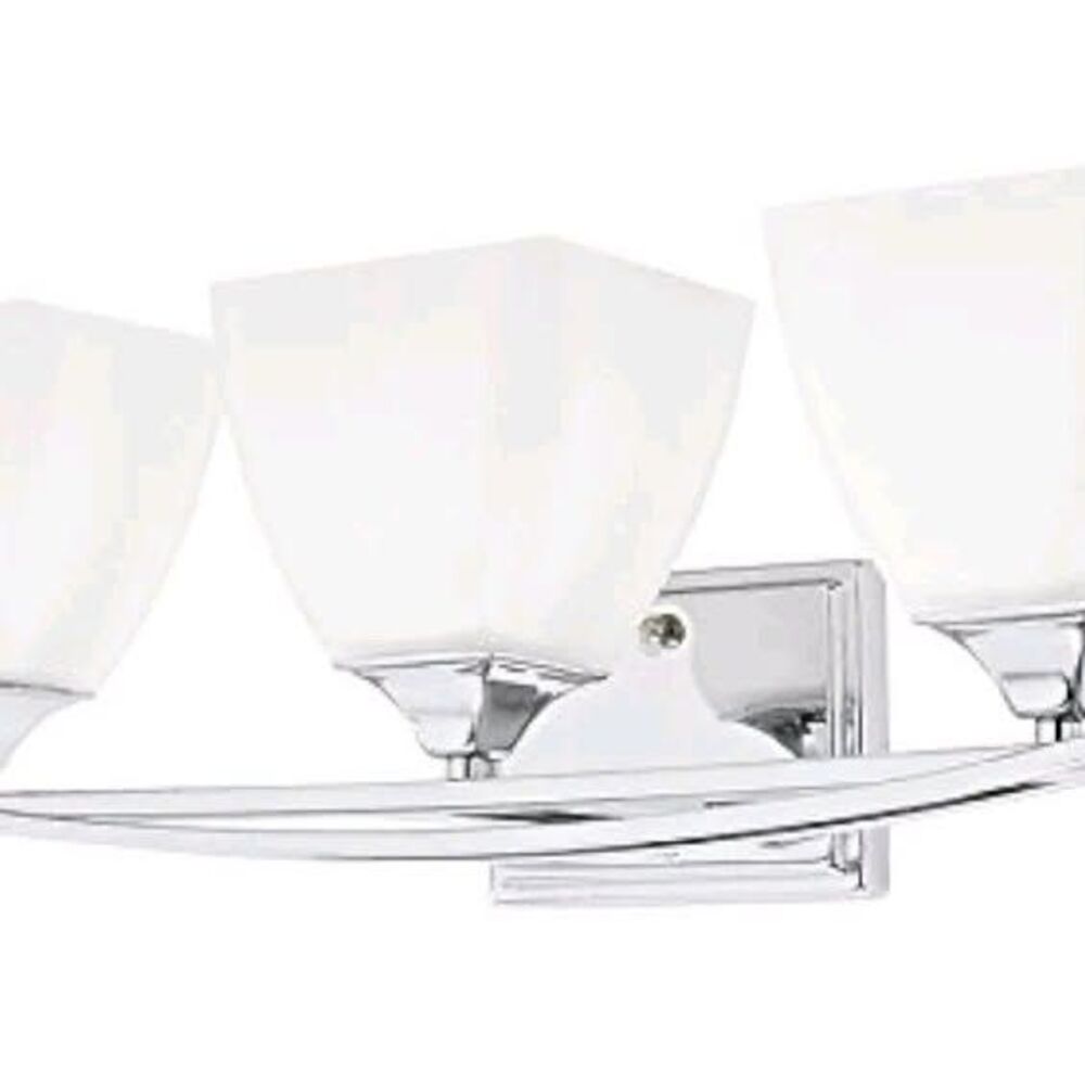 Kichler 3-Light Chrome Rectangle Vanity Light